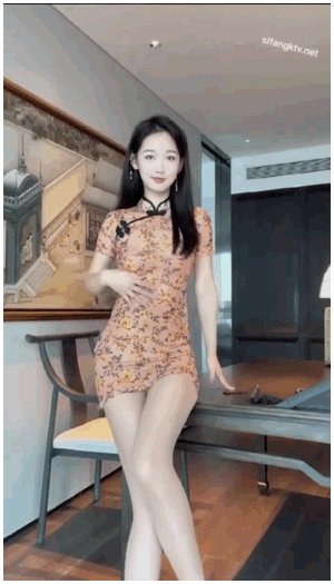 唐安琪拍摄花絮 旗袍服装